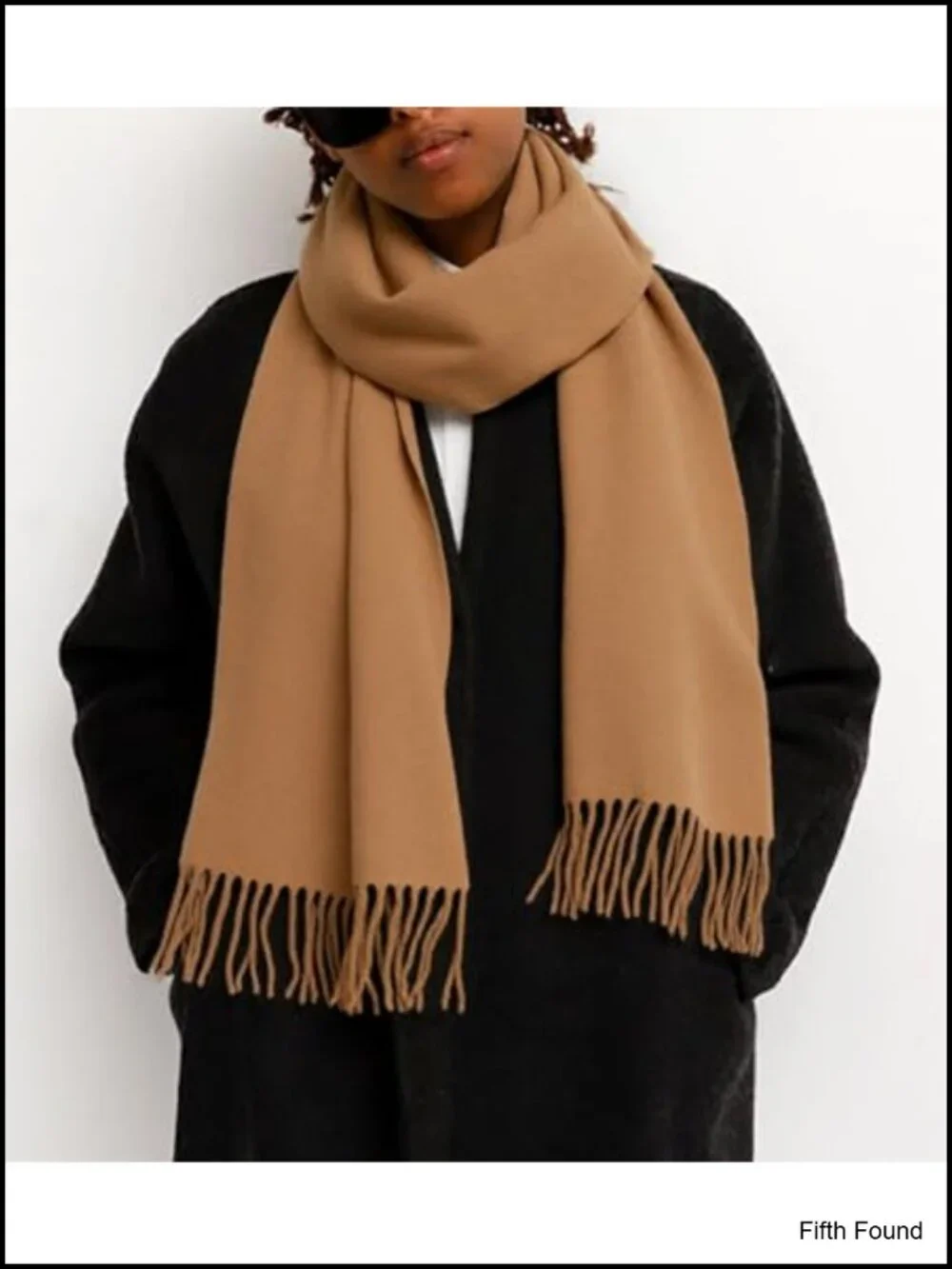 Women's Soft Warm Oversized Winter Scarf Shawl with Tassels
